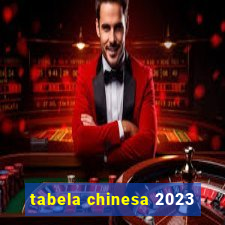 tabela chinesa 2023